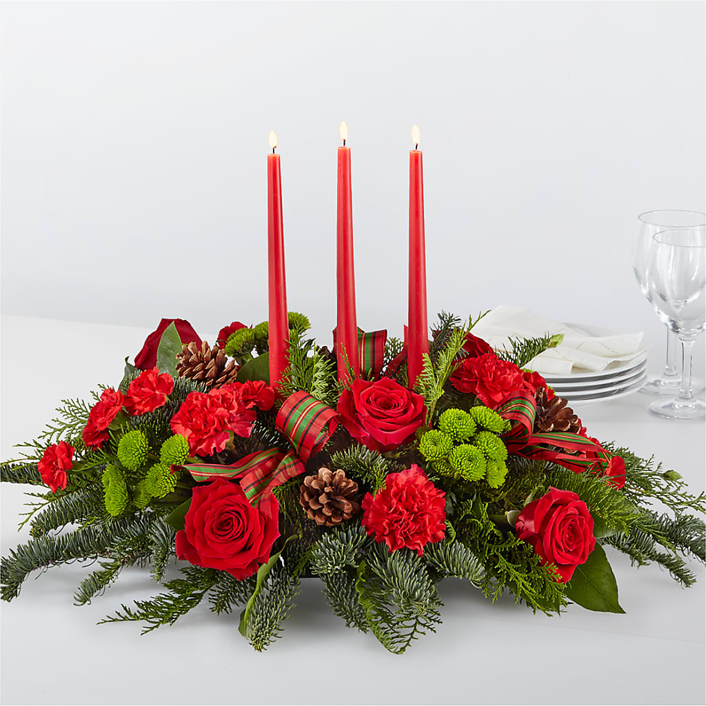 By the Candlelight Centerpiece – Olson Florist, Salem OR
