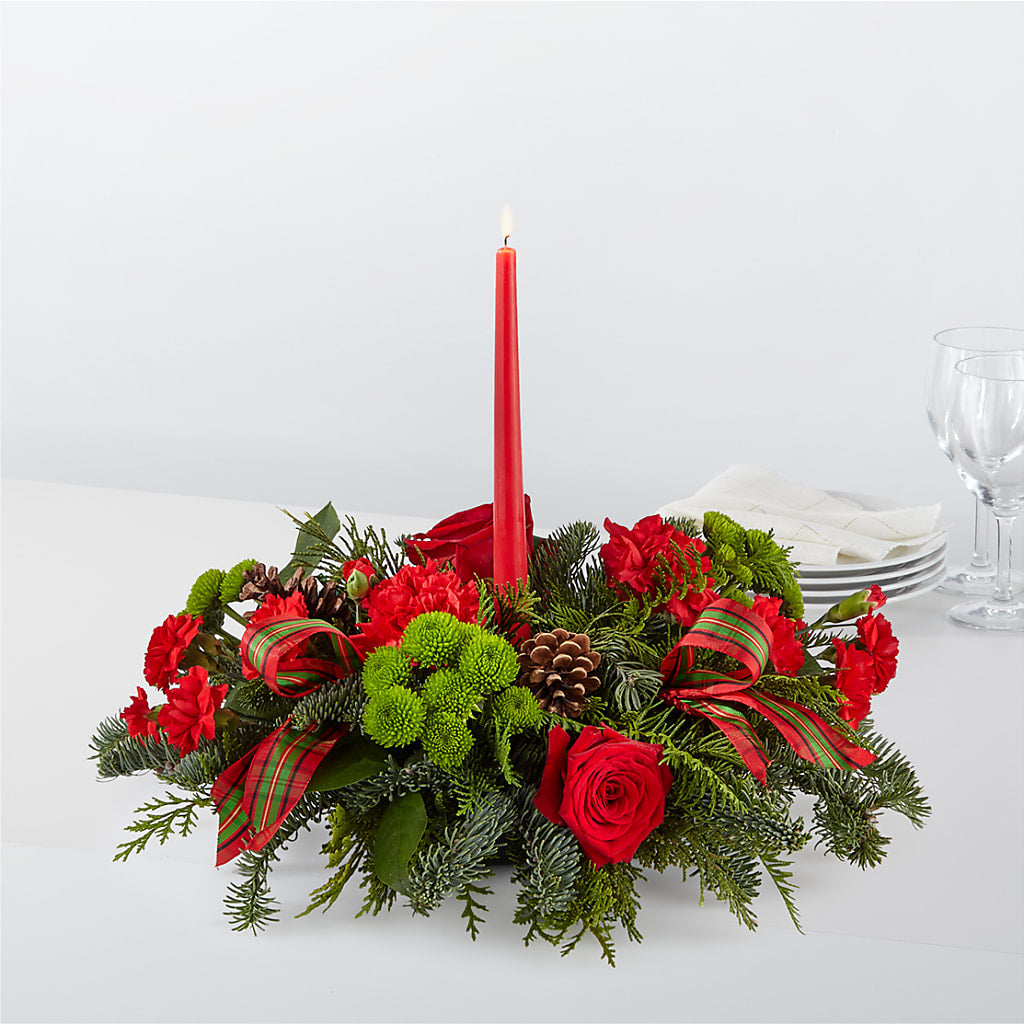 By the Candlelight Centerpiece – Olson Florist, Salem OR