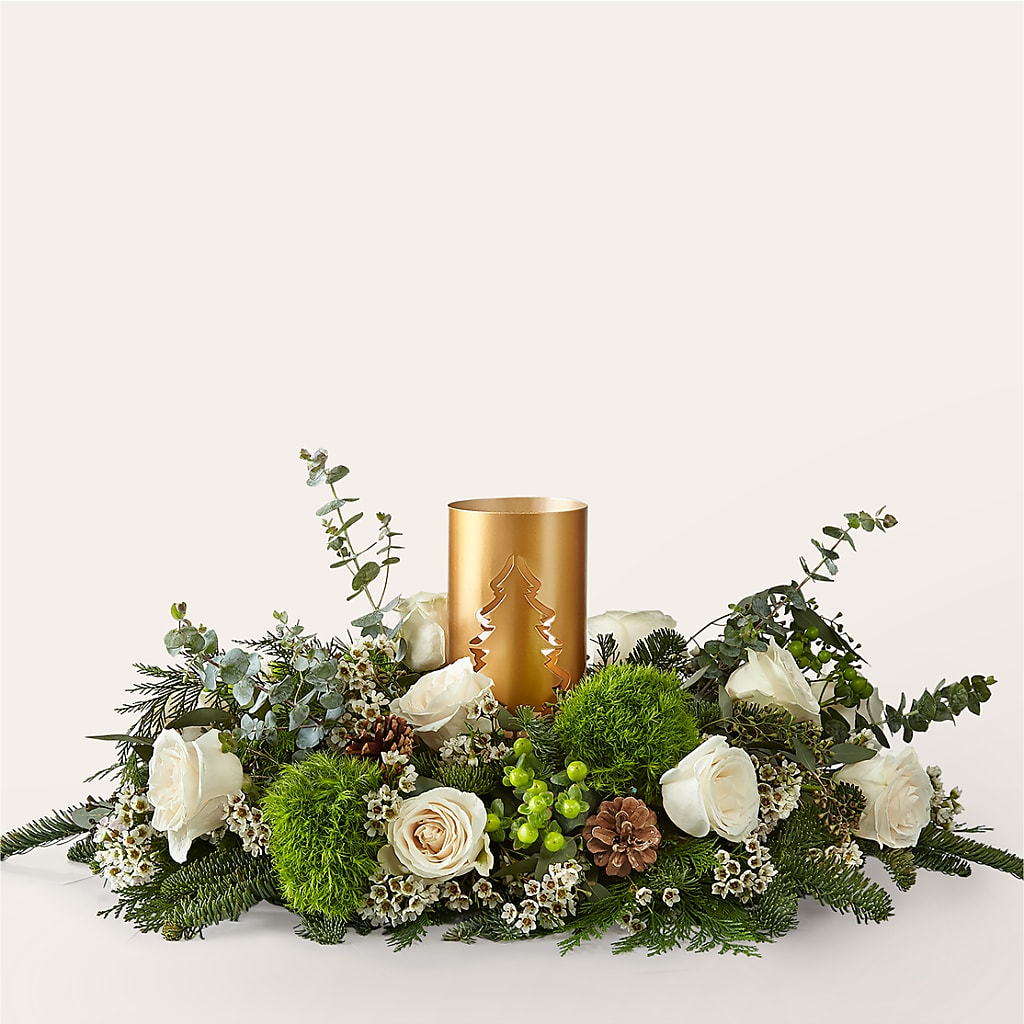 Chestnuts Roasting Centerpiece – Olson Florist, Salem OR