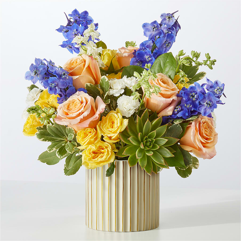 Cobalt Reverie Bouquet – Olson Florist, Salem OR