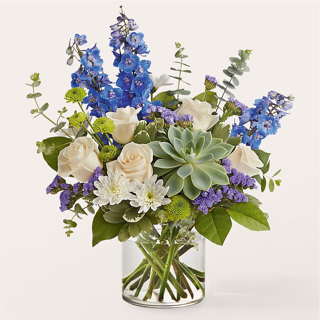 Cerulean Waves Bouquet – Olson Florist, Salem OR