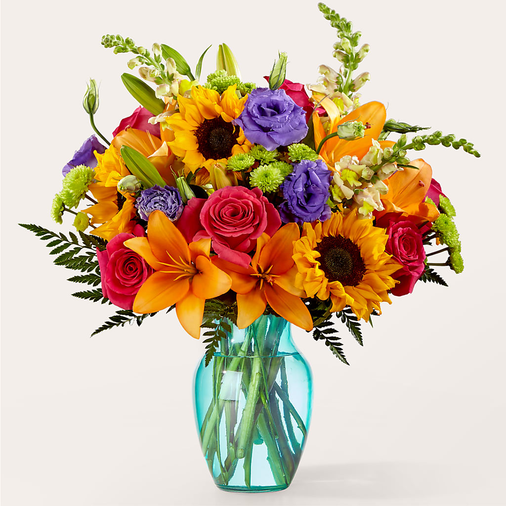 Double Rainbow Bouquet – Olson Florist, Salem OR