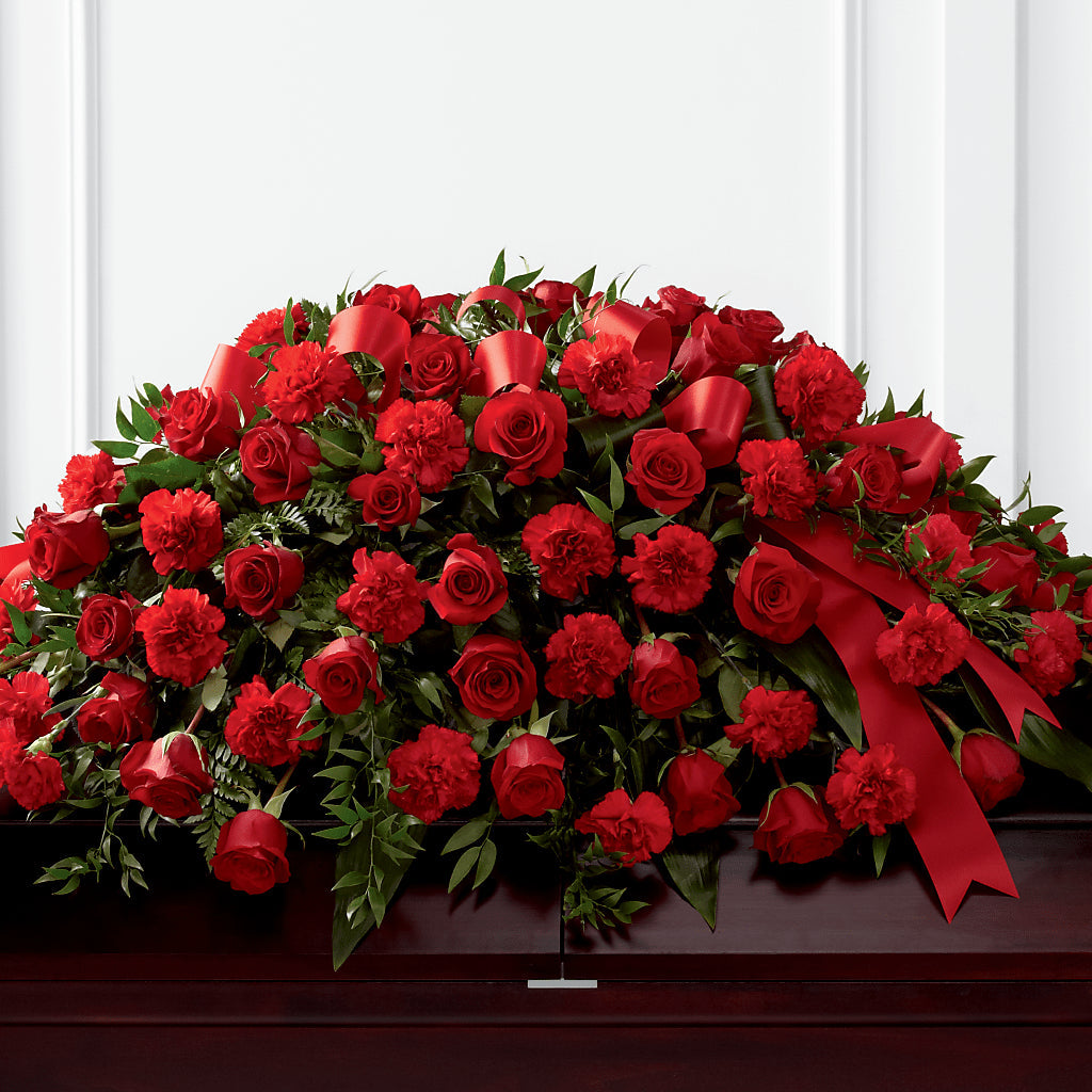 Tribute of Life Casket Spray – Olson Florist, Salem OR