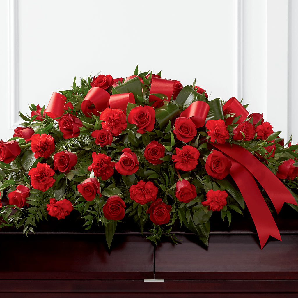 Tribute of Life Casket Spray – Olson Florist, Salem OR