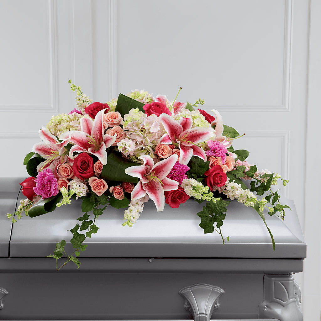 Splendid Grace Casket Spray – Olson Florist, Salem OR