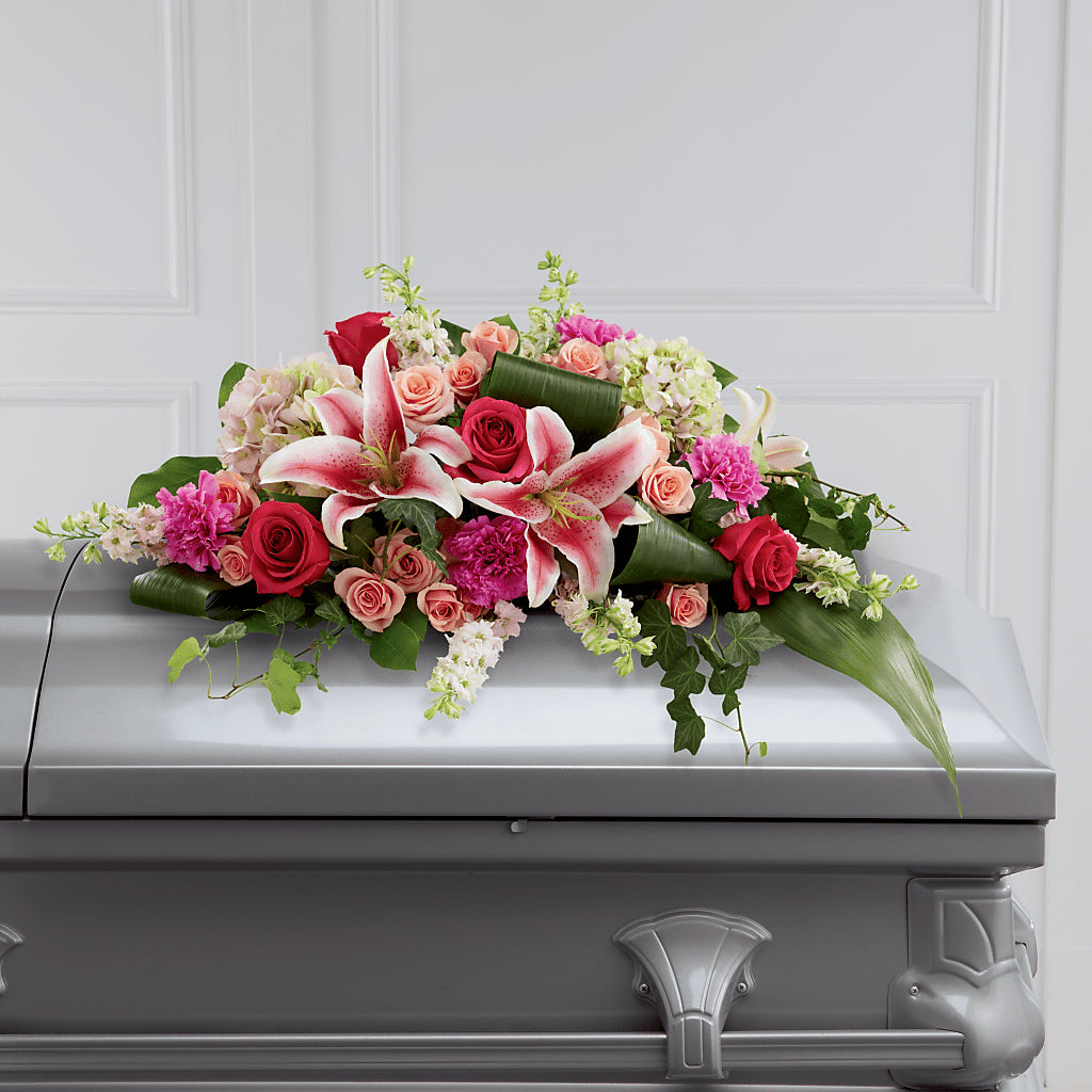 Splendid Grace Casket Spray – Olson Florist, Salem OR