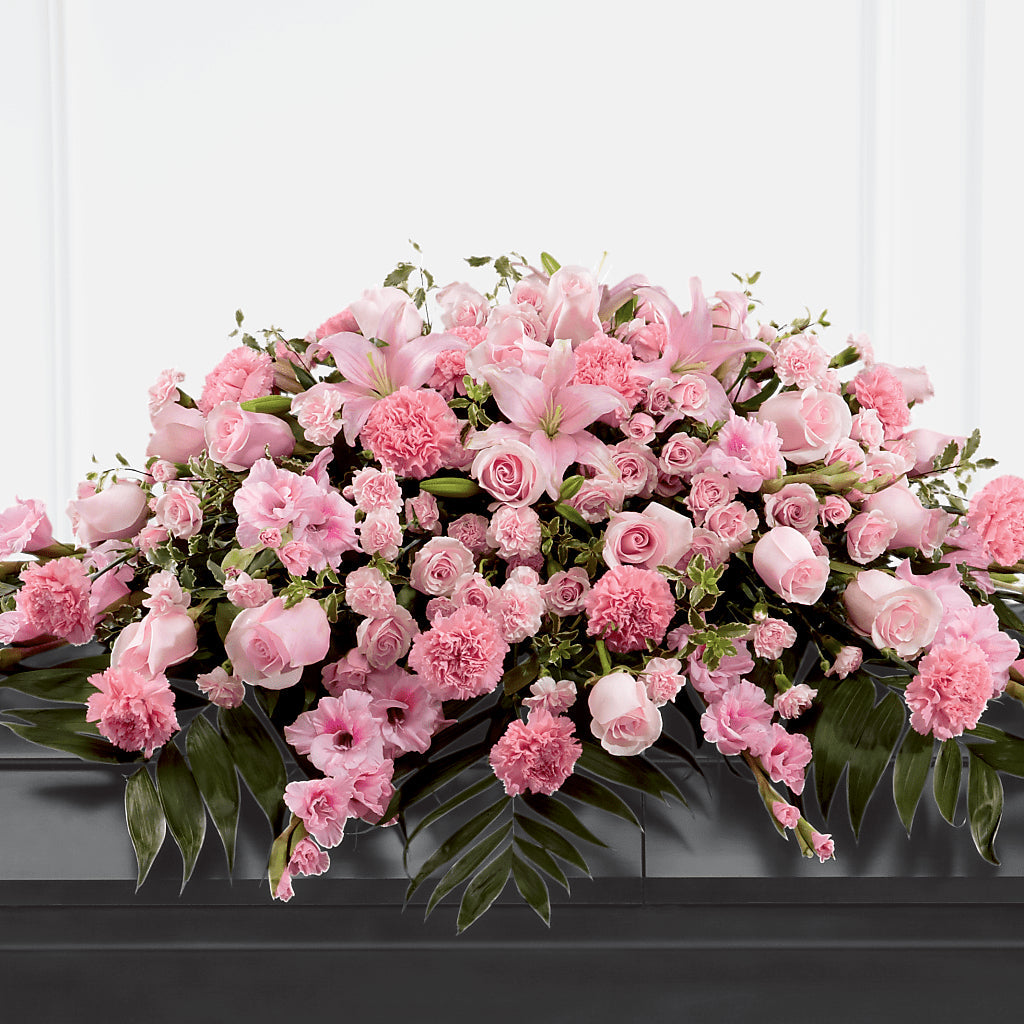 Garden of Comfort Casket Spray (Standard) – Olson Florist, Salem OR