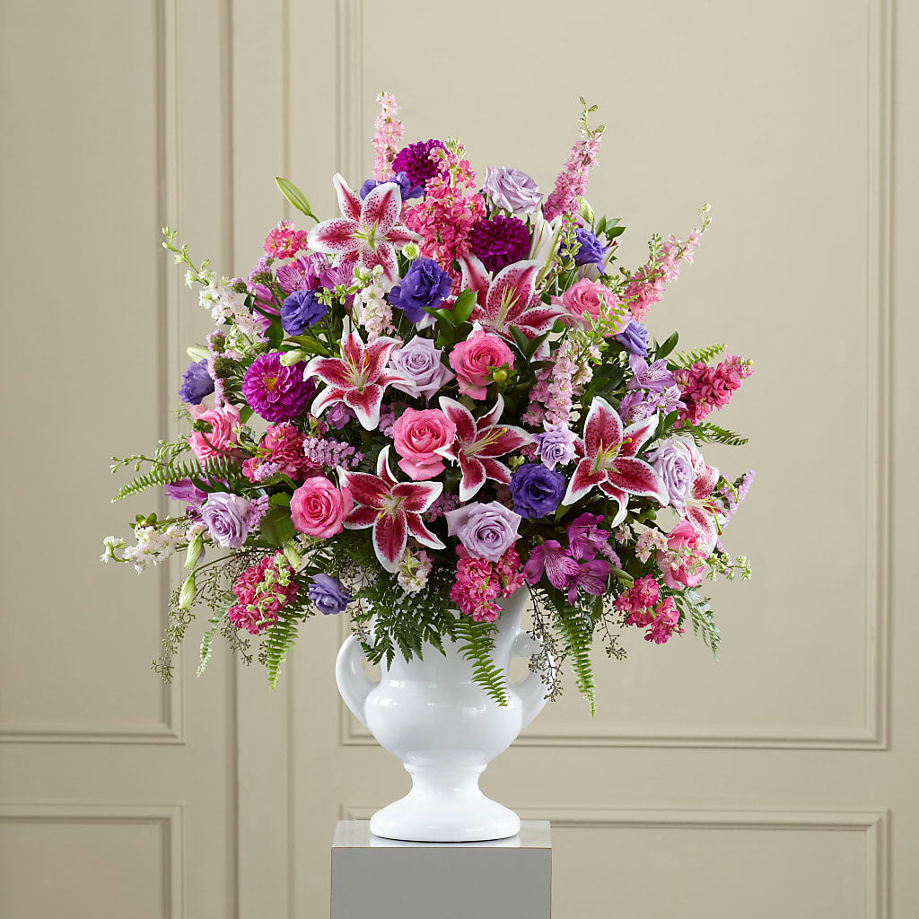 Peaceful Tribute Arrangement – Olson Florist, Salem OR