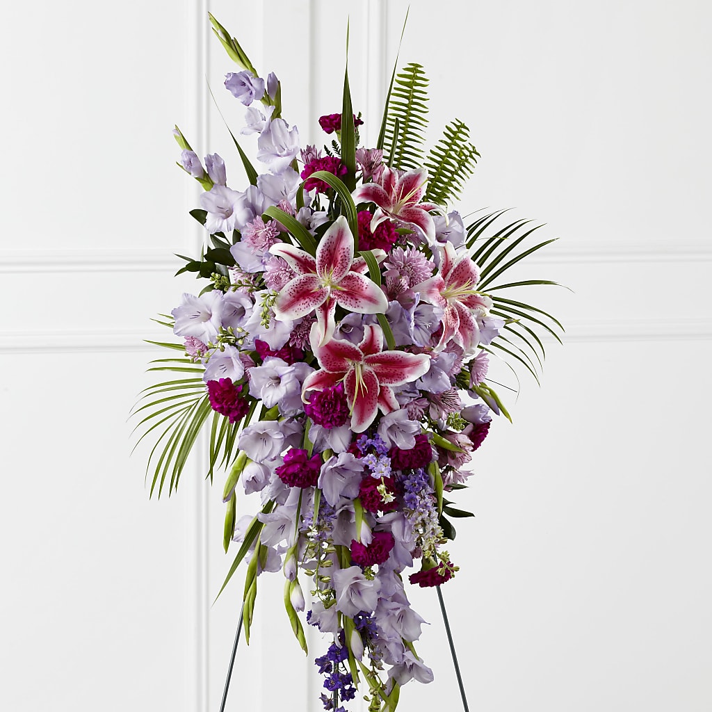 Tender Touch Standing Spray – Olson Florist, Salem OR