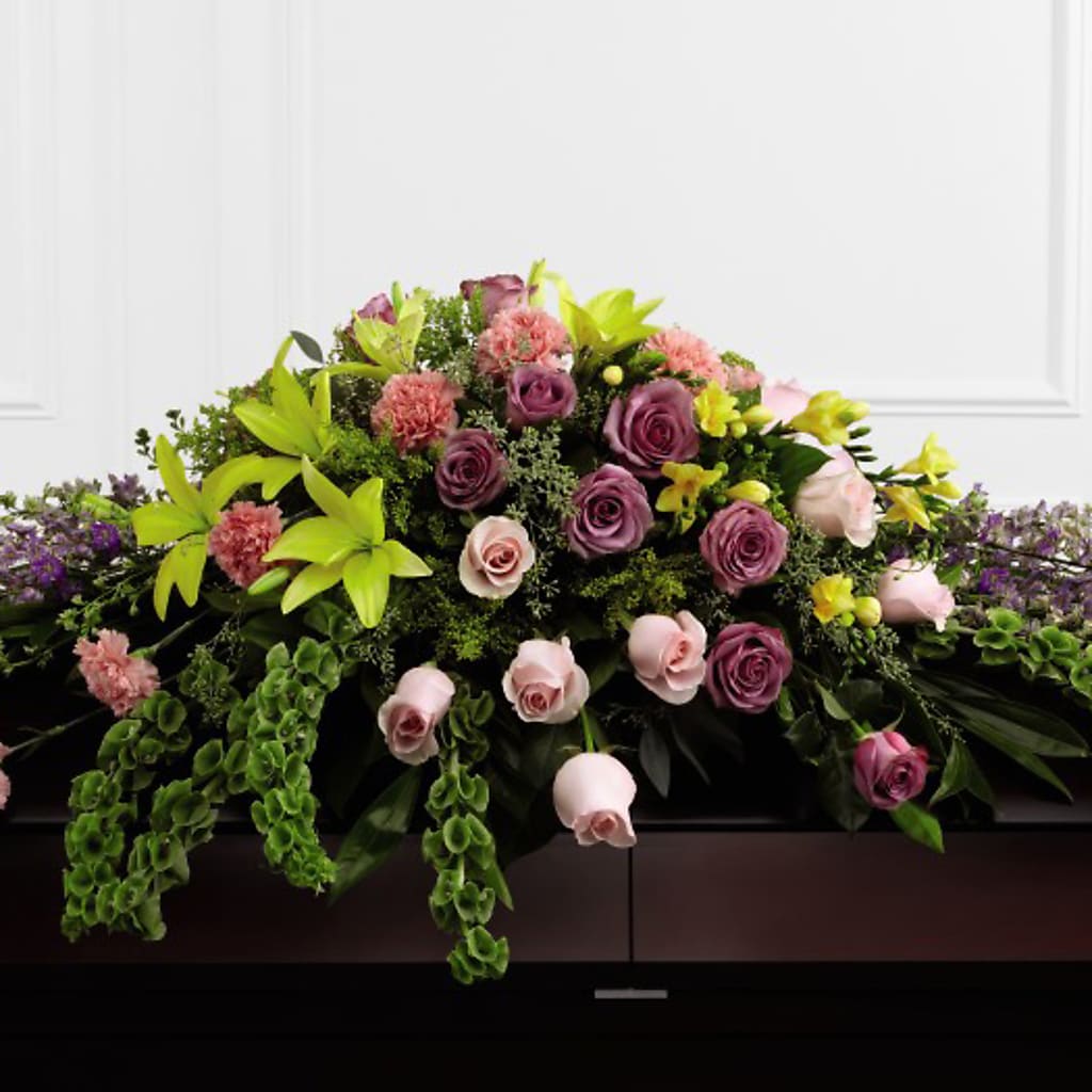Forever Beloved Casket Spray – Olson Florist, Salem OR