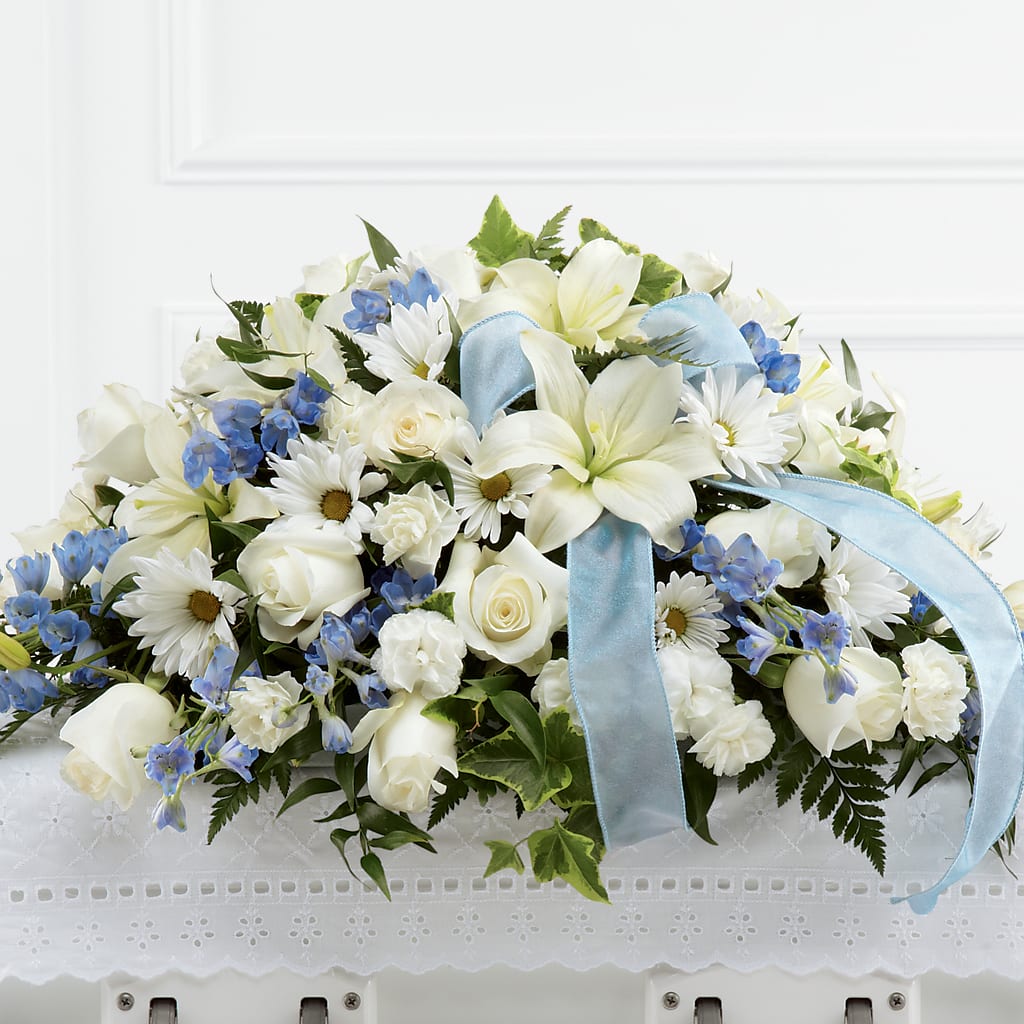 Tender Treasure Casket Spray – Olson Florist, Salem OR