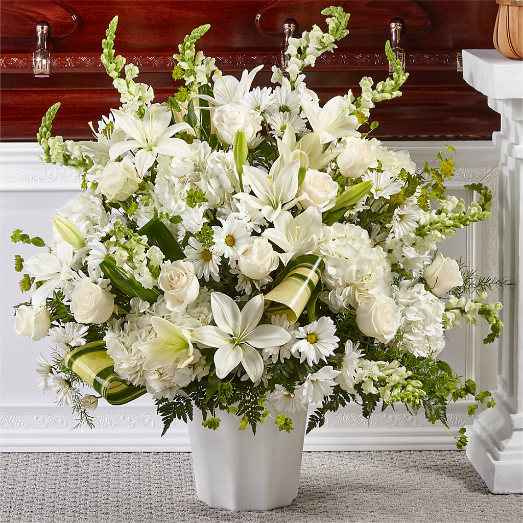 Thoughts of Tranquility Floor Basket – Olson Florist, Salem OR
