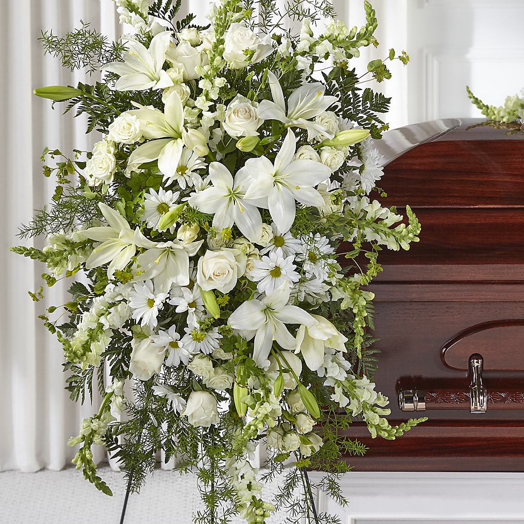 Loving Thoughts Standing Spray – Olson Florist, Salem OR