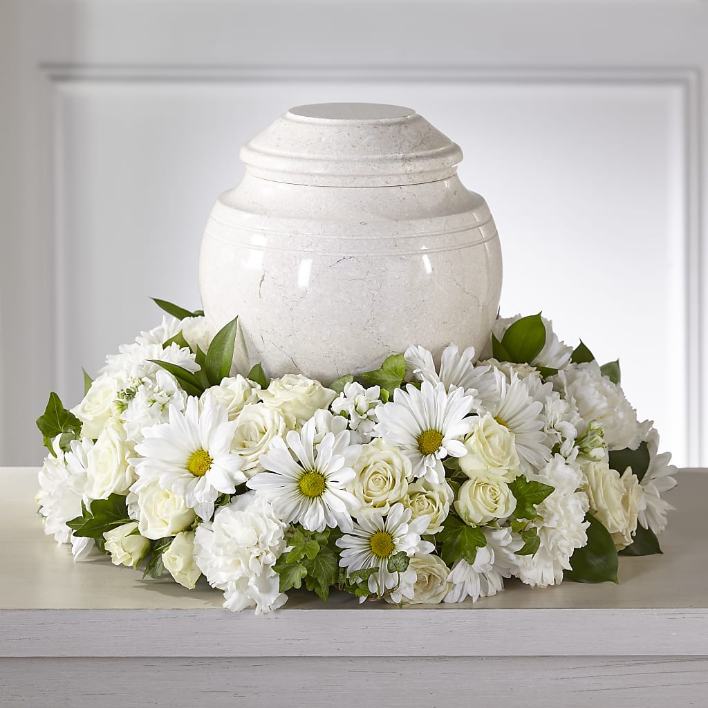 Ivory Gardens Cremation Adornment – Olson Florist, Salem OR