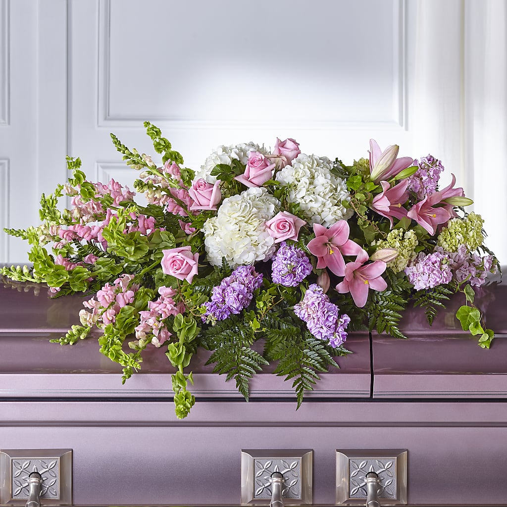 Life's Gratitude Casket Spray – Olson Florist, Salem OR