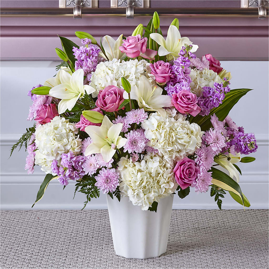 Heaven Sent Floor Basket – Olson Florist, Salem OR