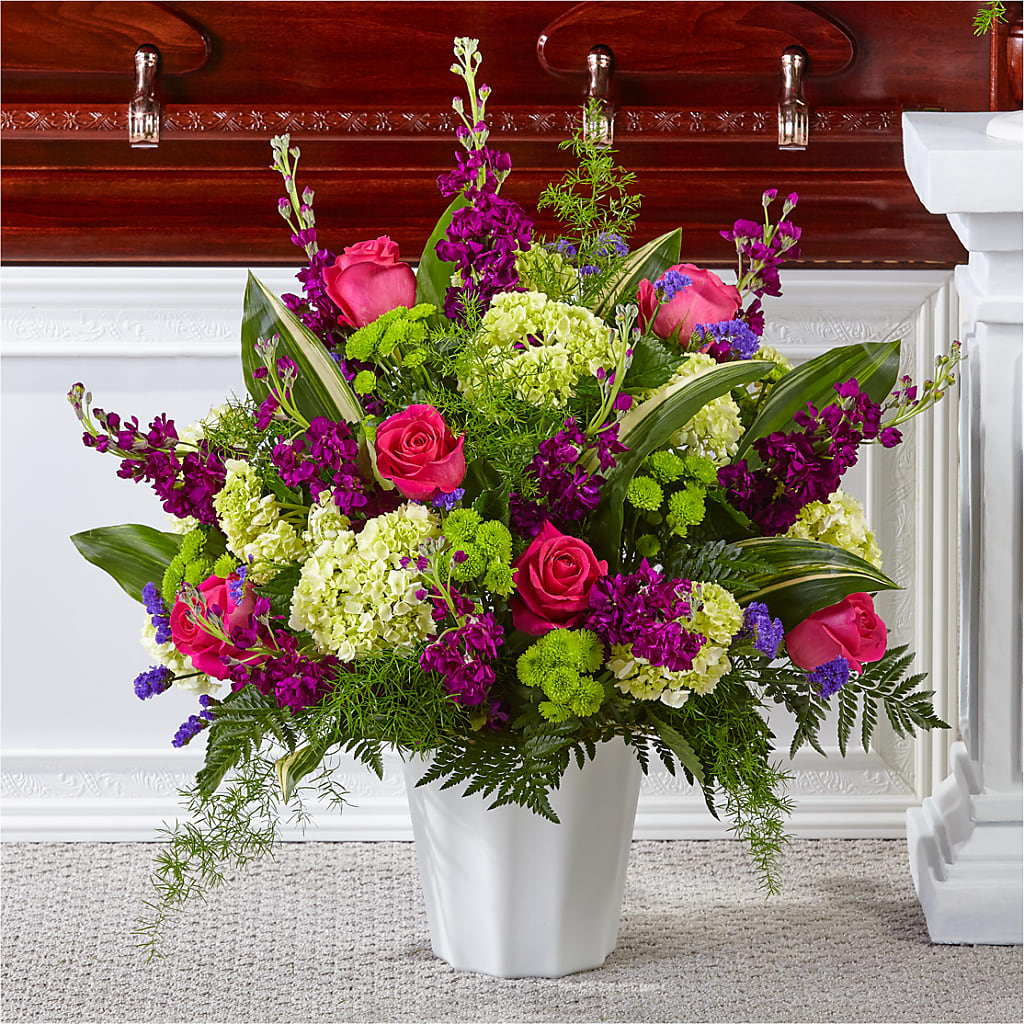 Beautiful Horizons Floor Basket – Olson Florist, Salem OR