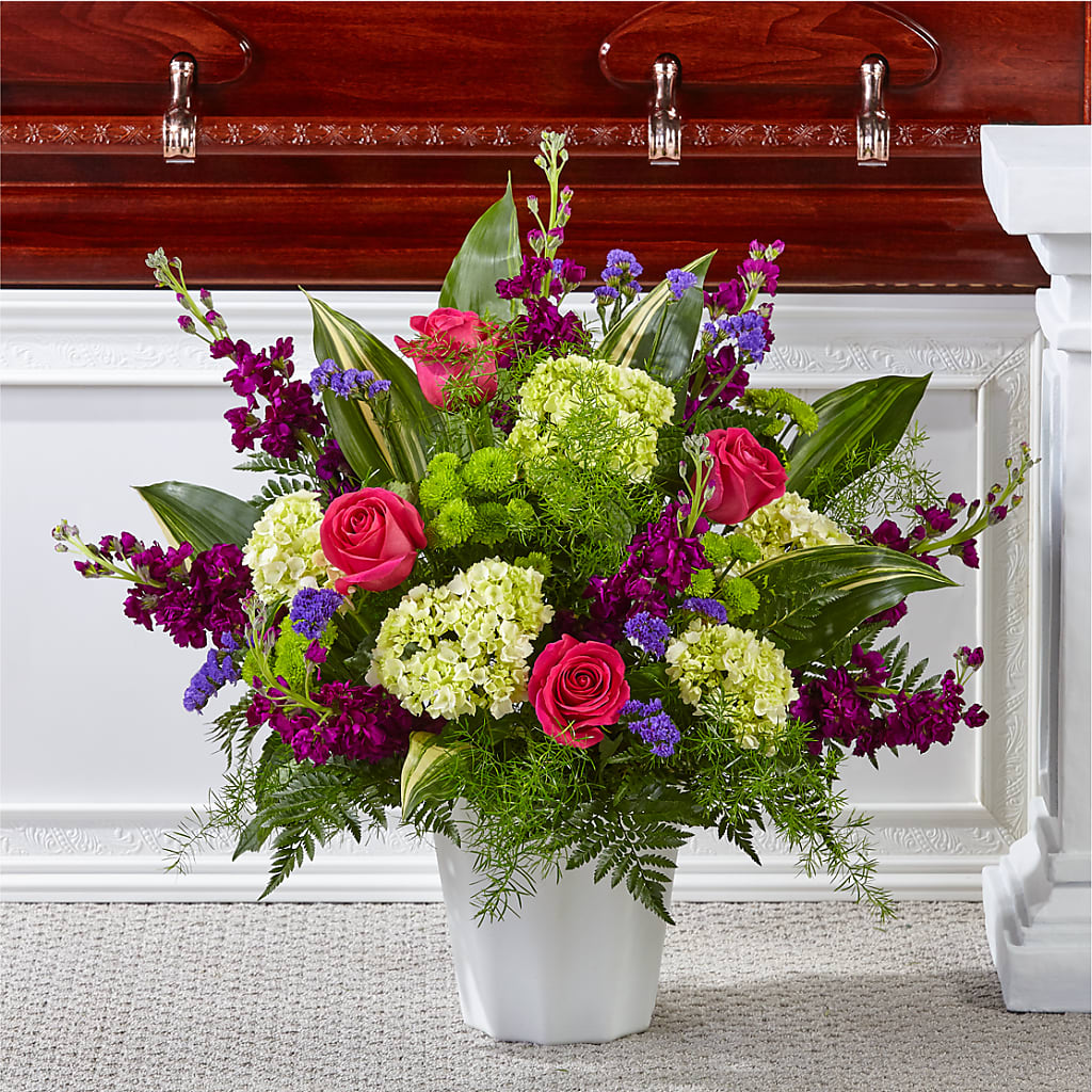 Beautiful Horizons Floor Basket – Olson Florist, Salem OR