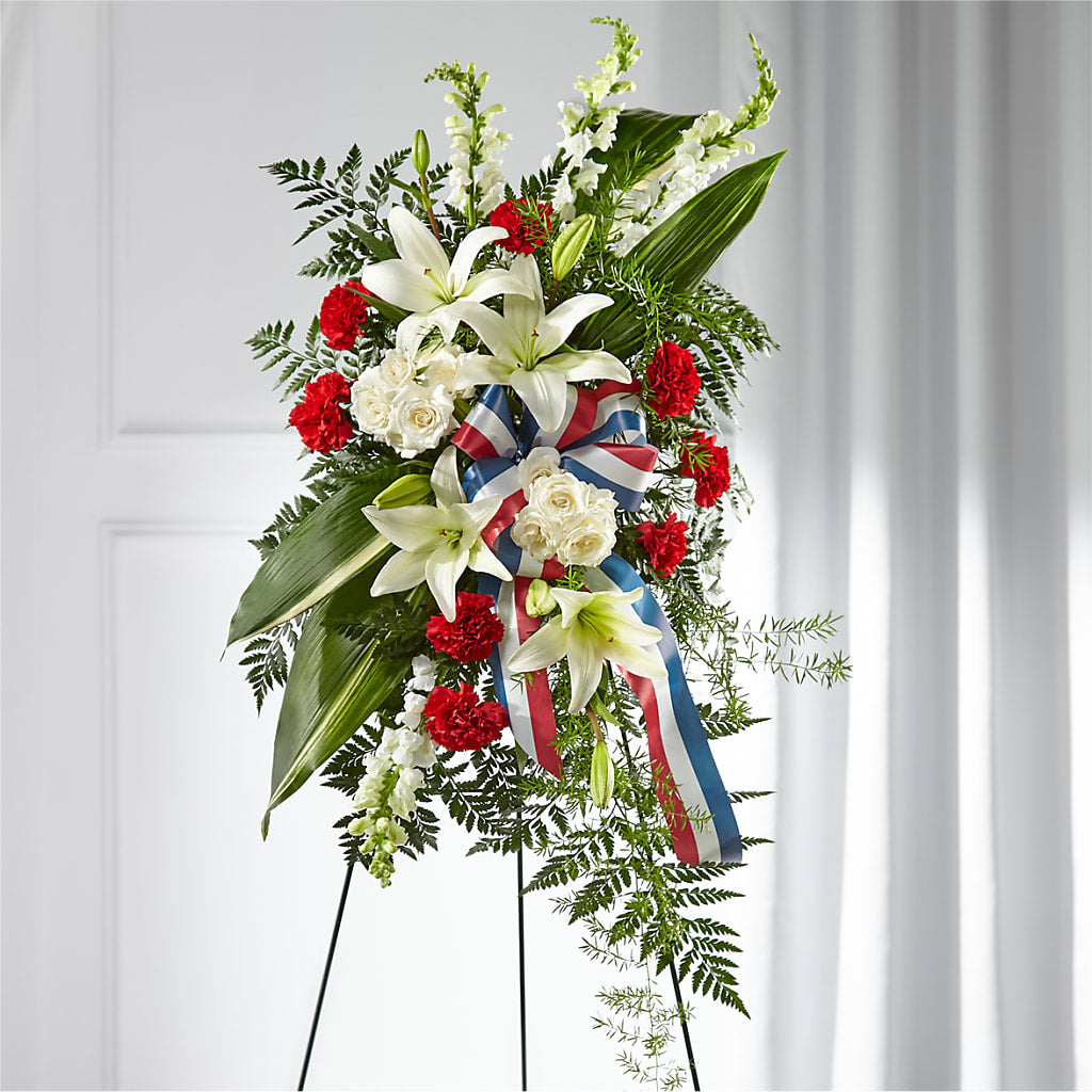 Stars of Life Standing Spray – Olson Florist, Salem OR