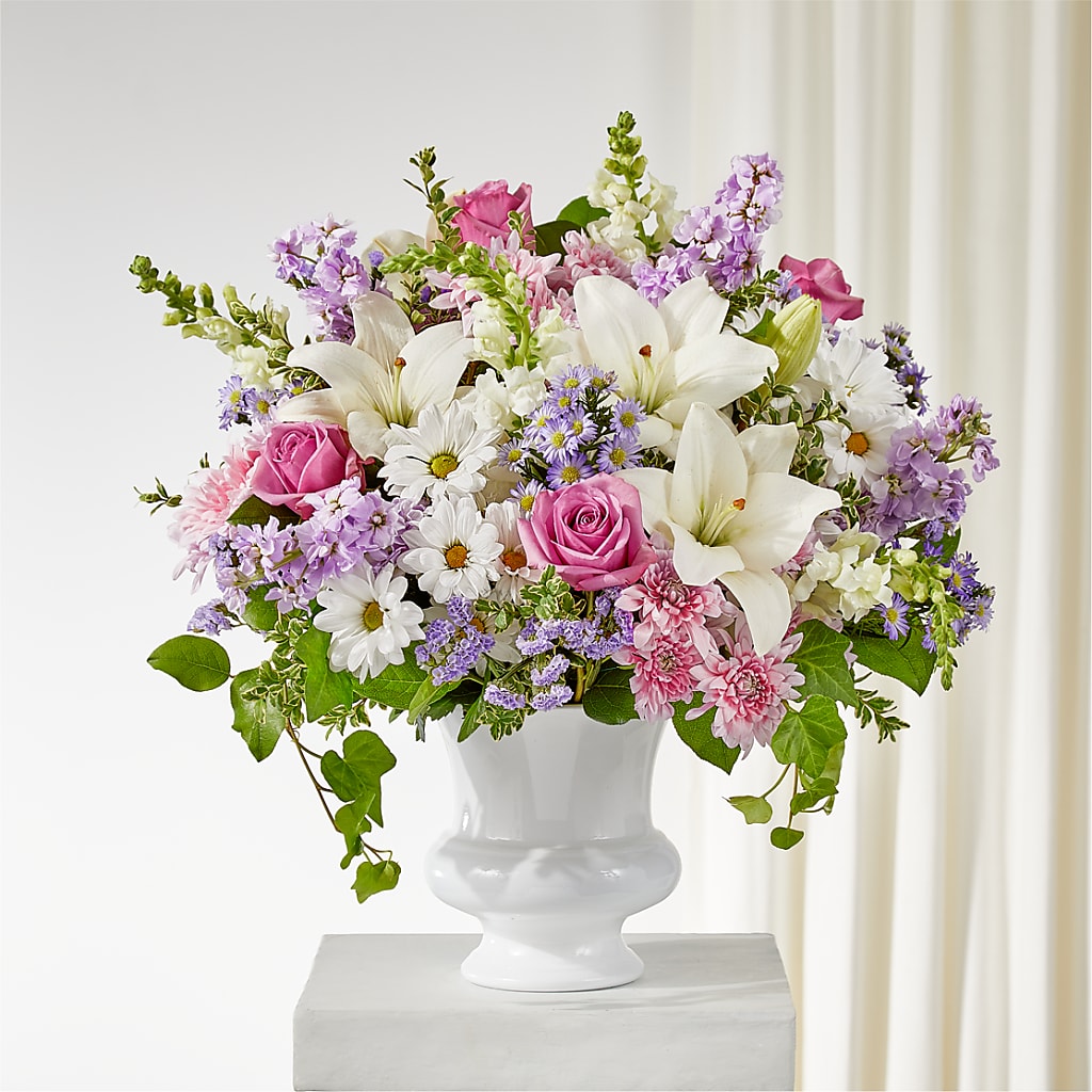 Remarkable Life Urn Arrangement – Olson Florist, Salem OR