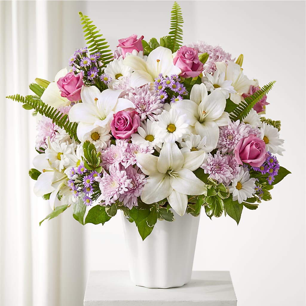 Warmest Thoughts Tabletop Basket – Olson Florist, Salem OR