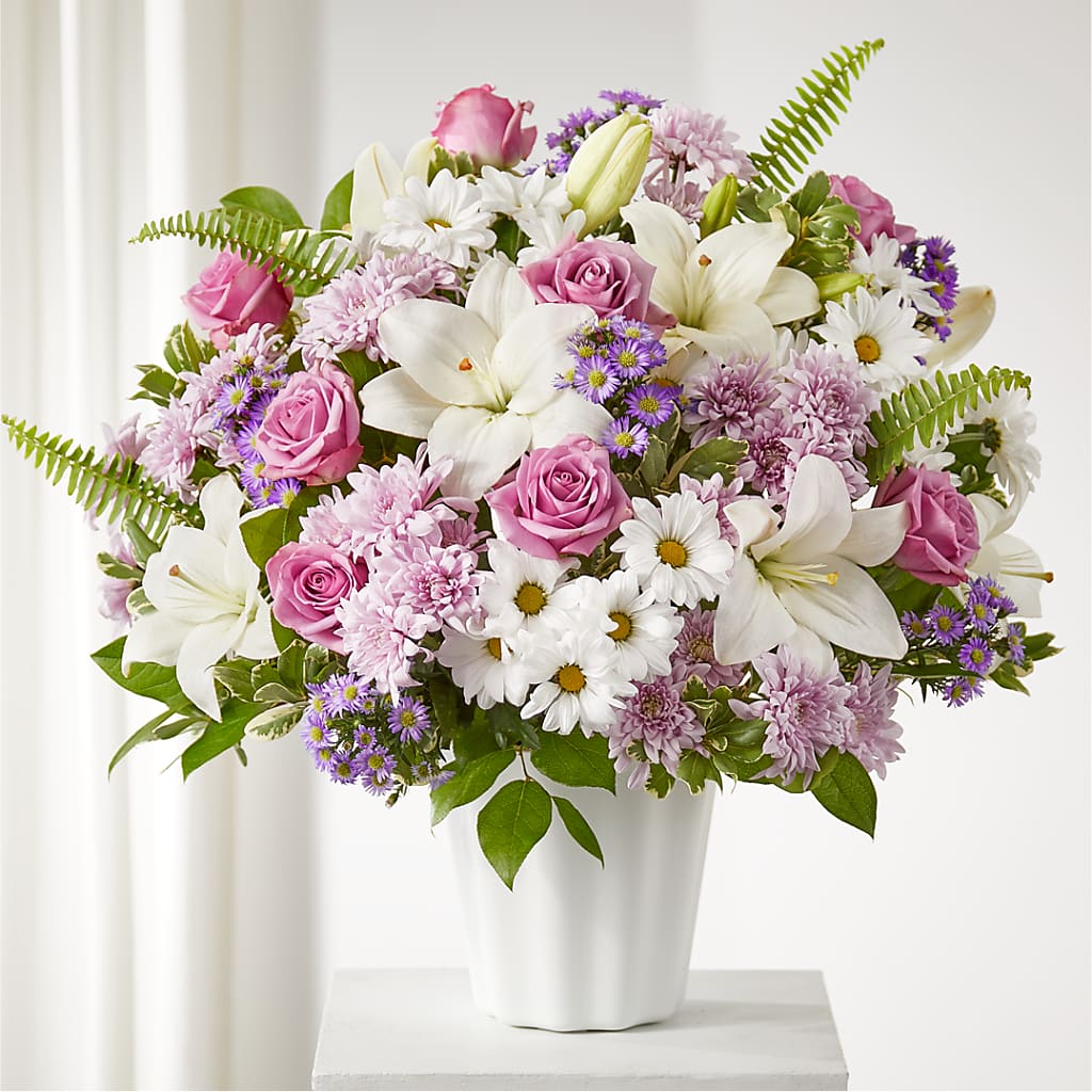 Warmest Thoughts Tabletop Basket – Olson Florist, Salem OR