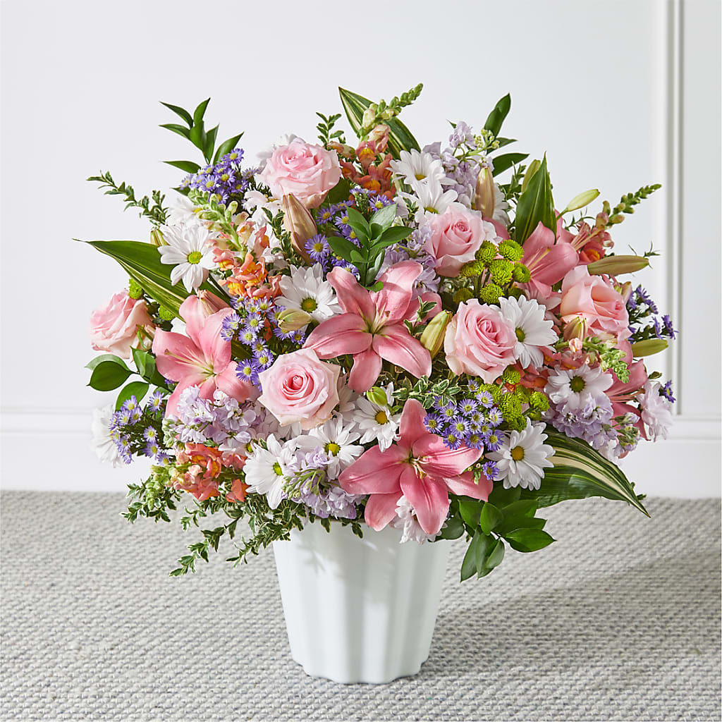 Abundant Compassion Floor Basket – Olson Florist, Salem OR