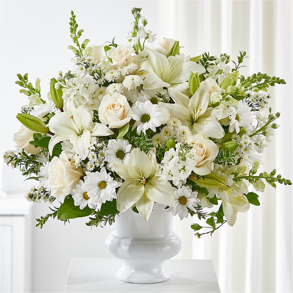 Uplifting Urn Arrangement – Olson Florist, Salem OR