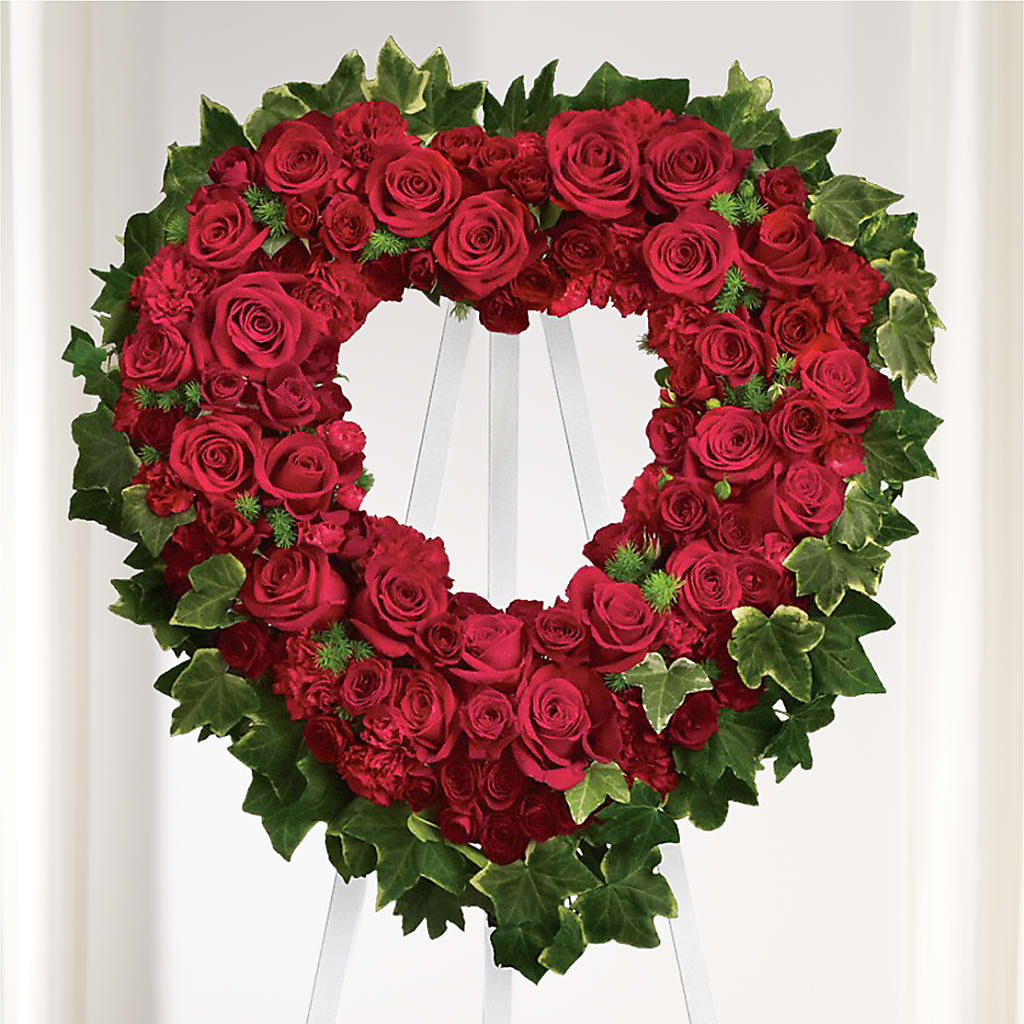 Wholehearted Standing Spray – Olson Florist, Salem OR