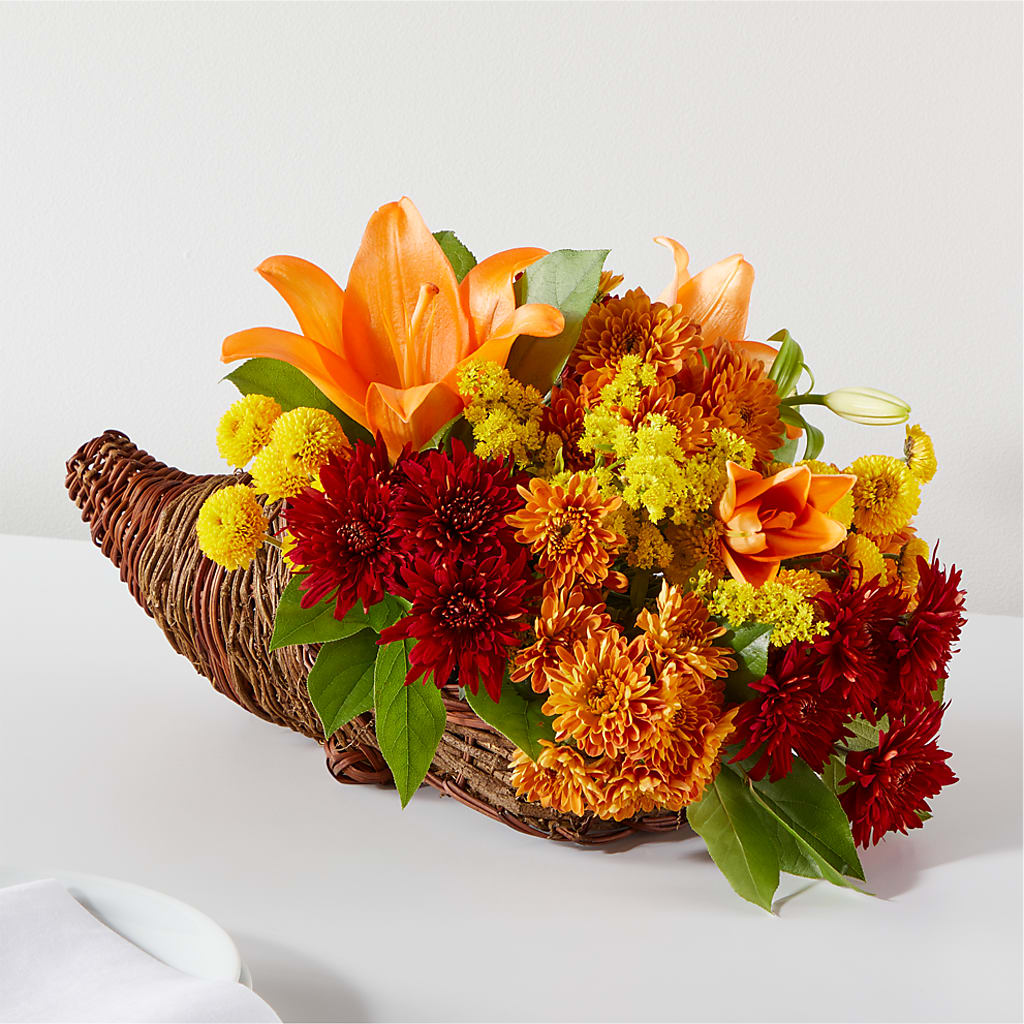 Bouquet of Blessings Cornucopia – Olson Florist, Salem OR