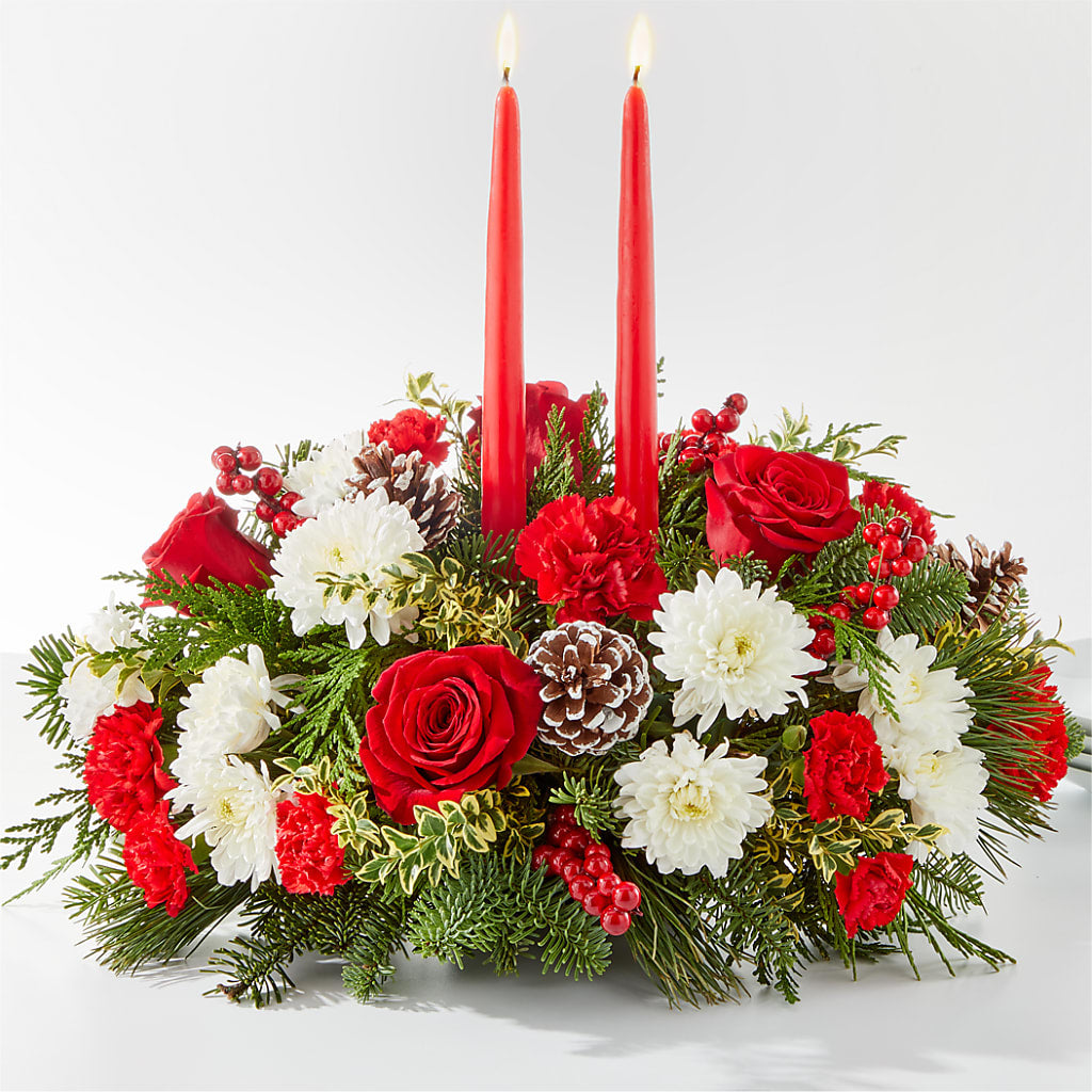 Holiday Soiree Centerpiece – Olson Florist, Salem OR