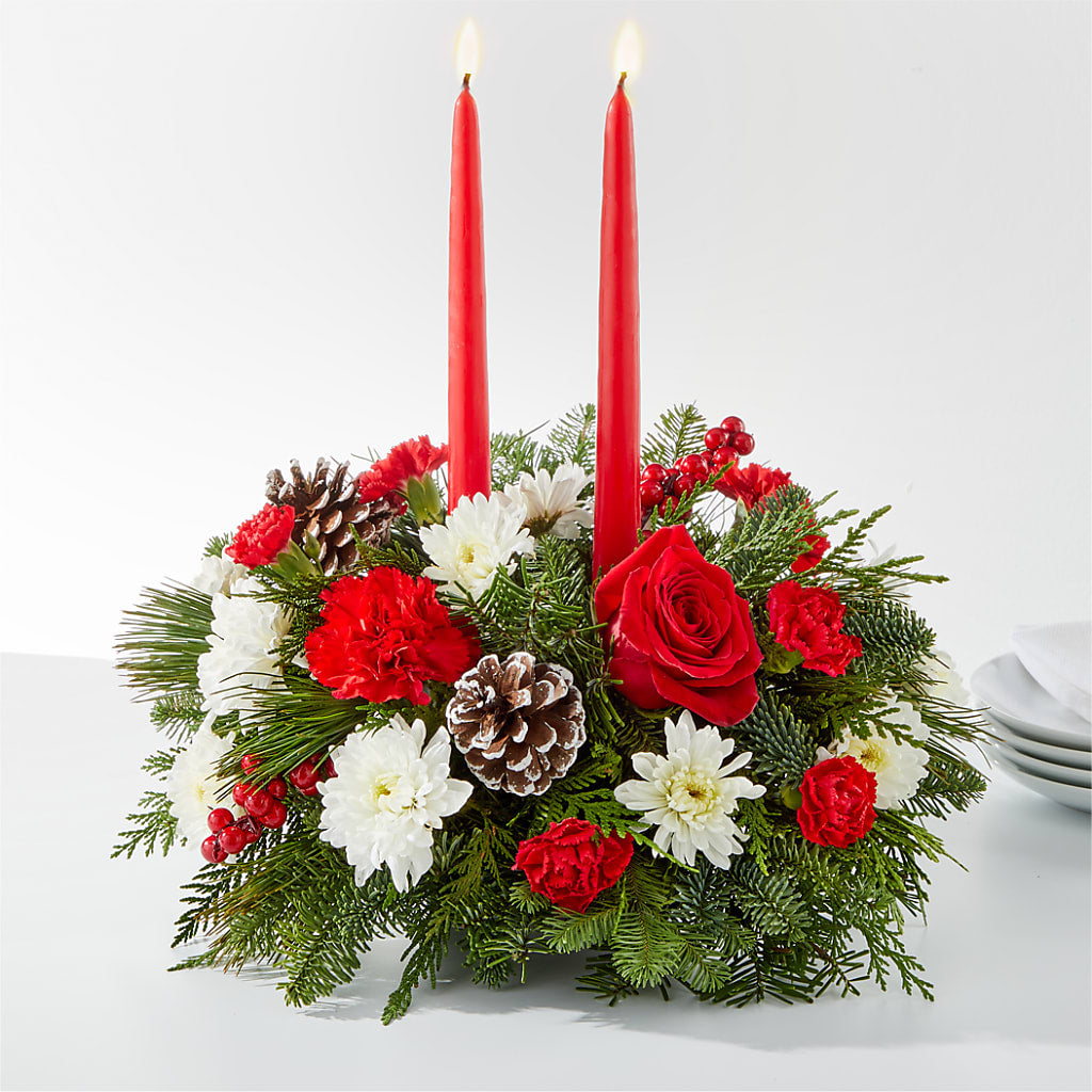 Holiday Soiree Centerpiece – Olson Florist, Salem OR