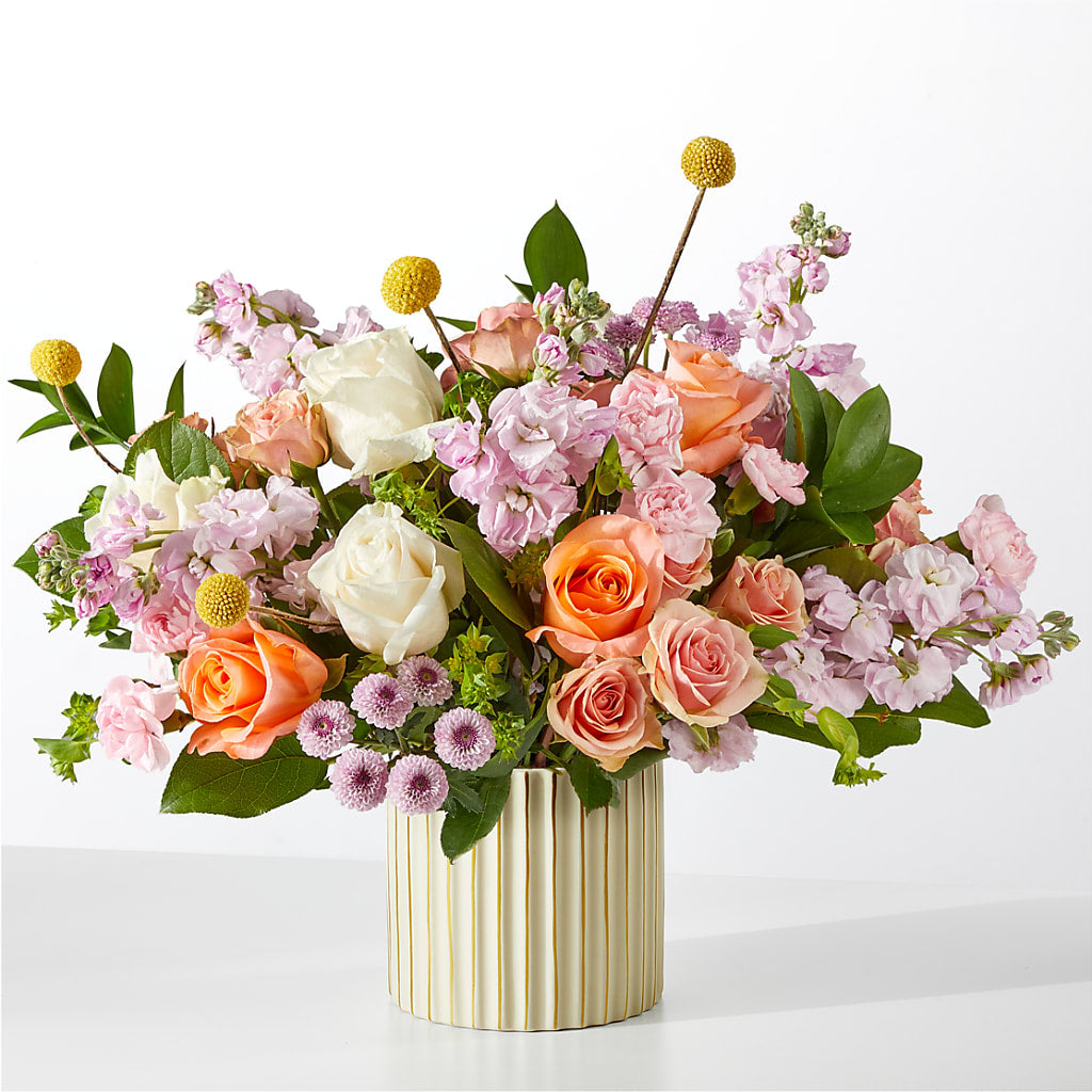 French Market Bouquet with Ivory Vase – Olson Florist, Salem OR