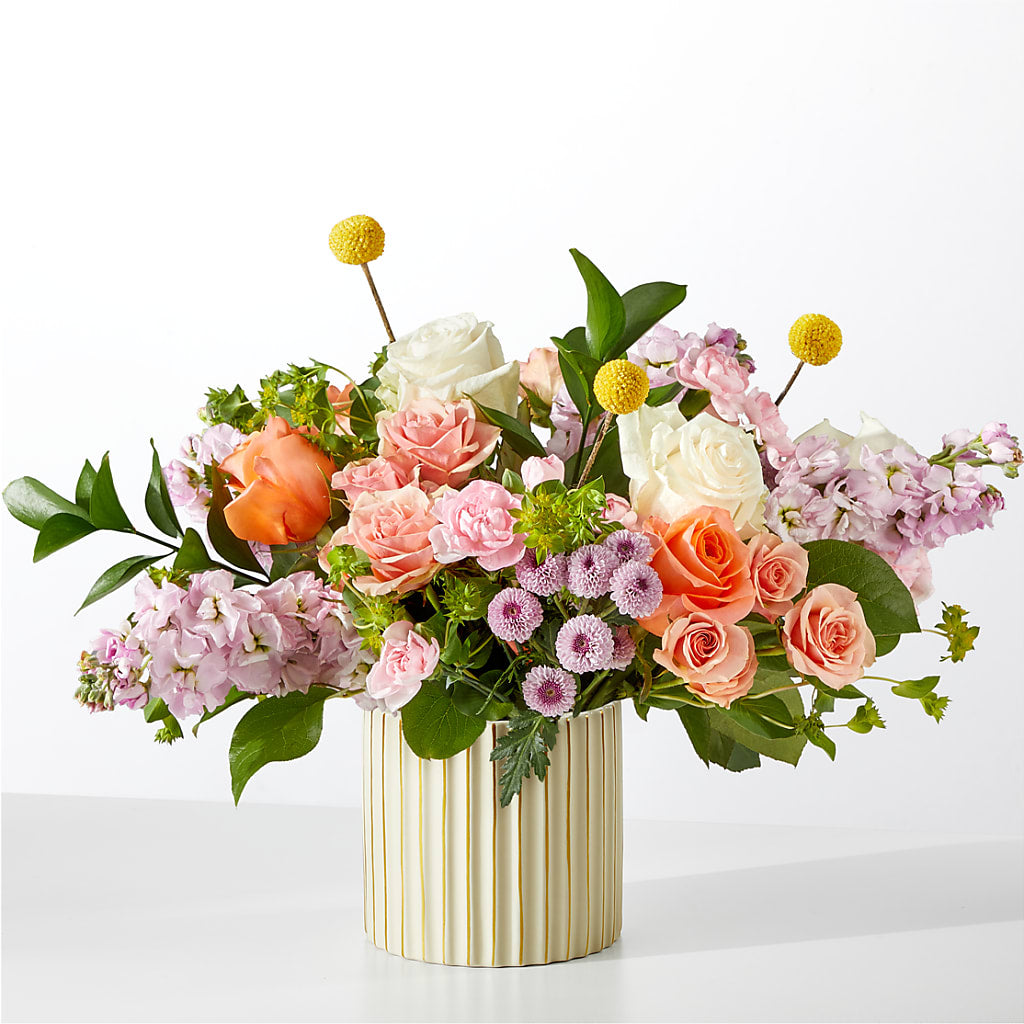 French Market Bouquet with Ivory Vase – Olson Florist, Salem OR