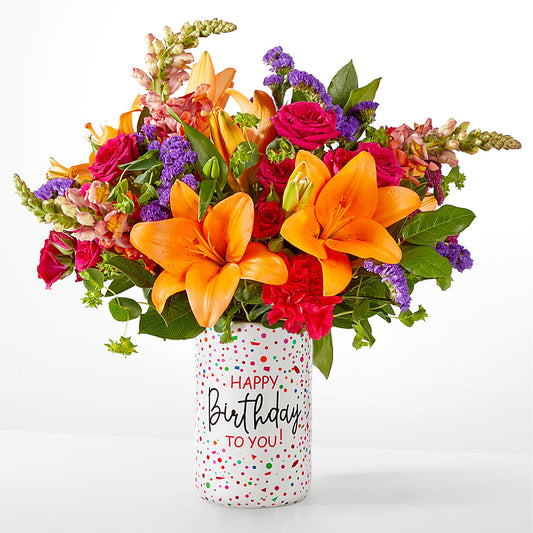 Birthday Palooza Bouquet –  Olson Florist, Salem OR