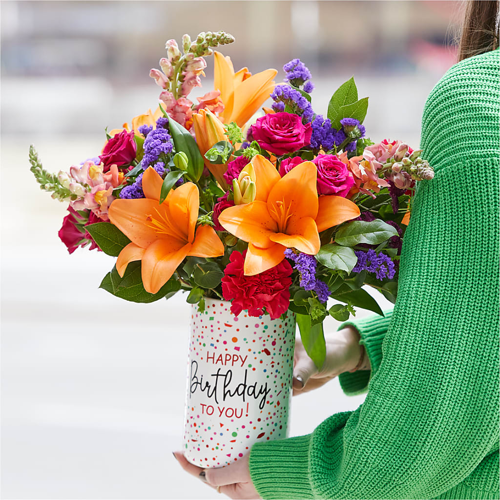 Birthday Palooza Bouquet –  Olson Florist, Salem OR