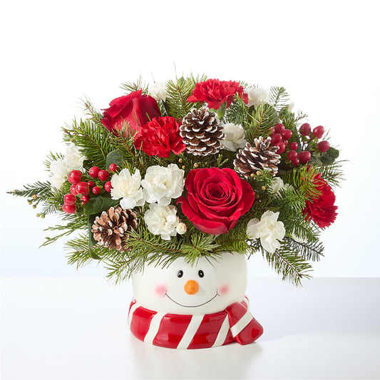 Jolly Snowman Bouquet –  Olson Florist, Salem OR