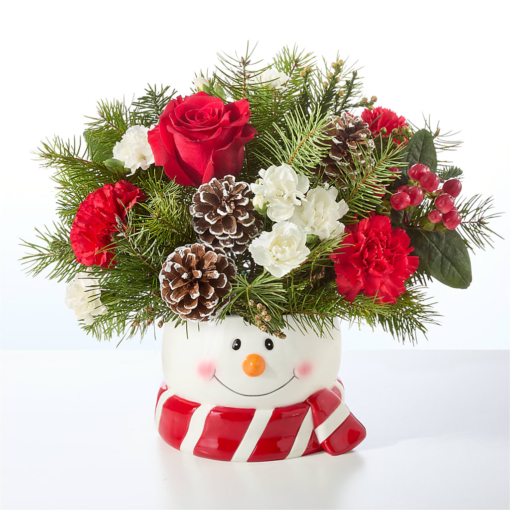 Jolly Snowman Bouquet –  Olson Florist, Salem OR