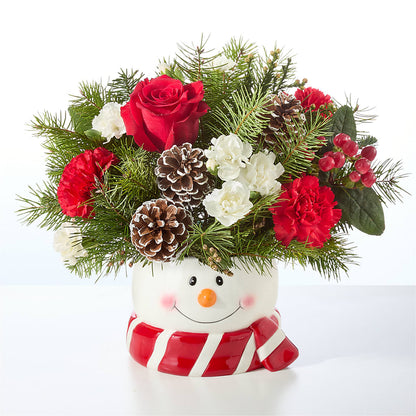 Jolly Snowman Bouquet –  Olson Florist, Salem OR
