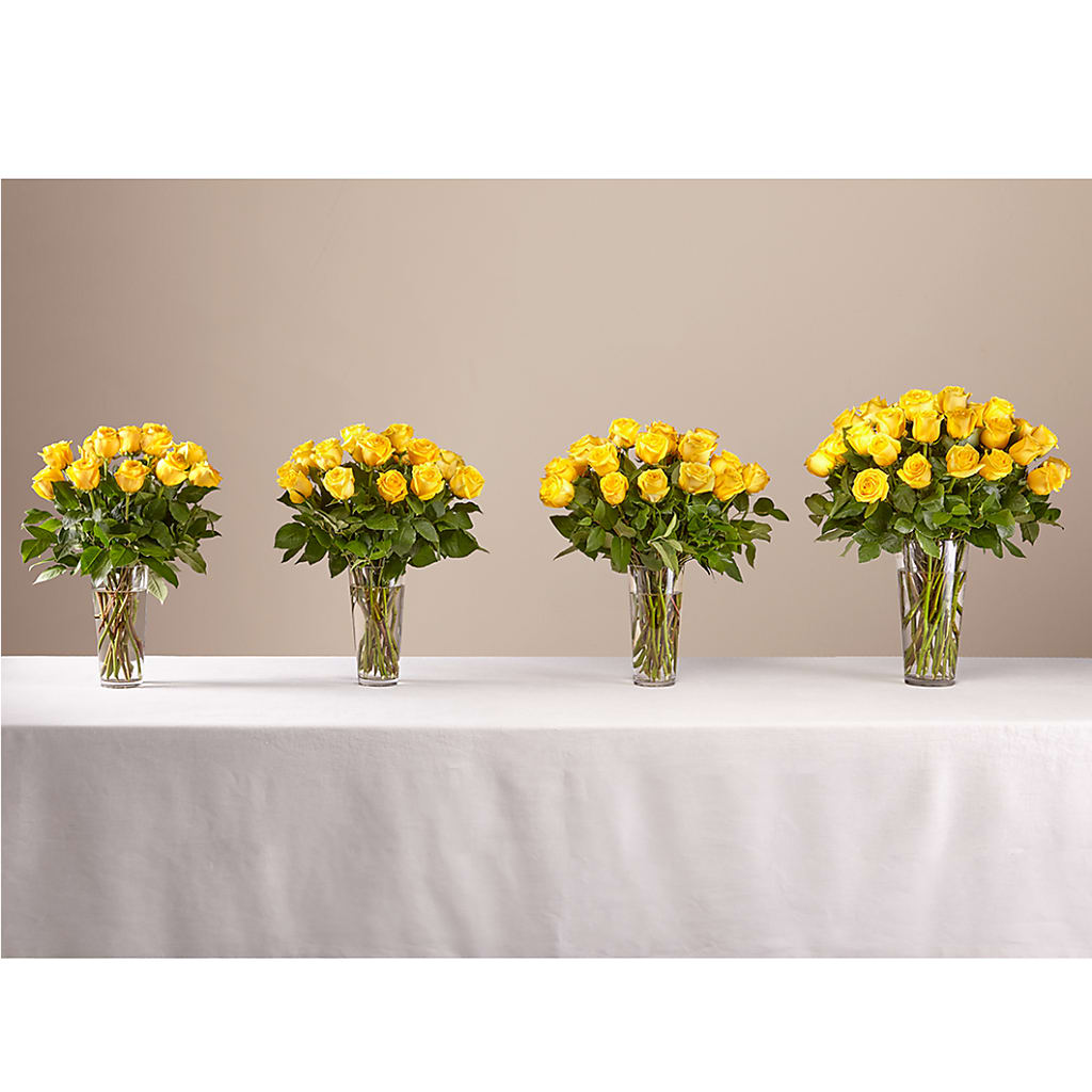 Long Stem Yellow Rose Bouquet –  Olson Florist, Salem OR