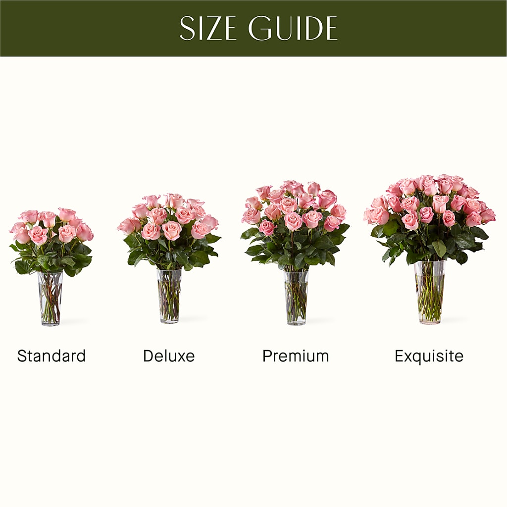 Long Stem Pink Rose Bouquet –  Olson Florist, Salem OR