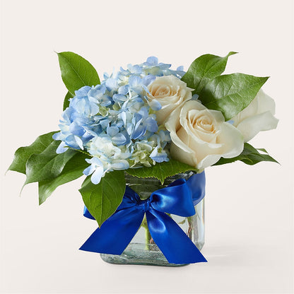 Sky Blue Delight Bouquet –  Olson Florist, Salem OR