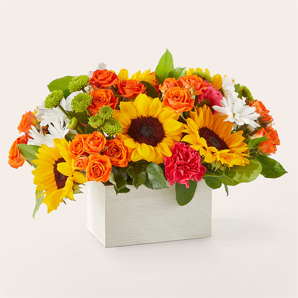 Sun-drenched Blooms Box Bouquet –  Olson Florist, Salem OR