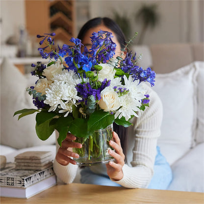 Cerulean Waves Bouquet –  Olson Florist, Salem OR