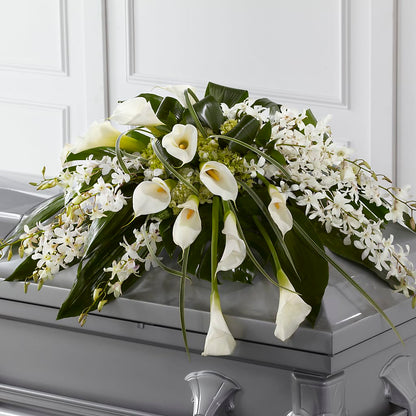 Angel Wings Casket Spray –  Olson Florist, Salem OR
