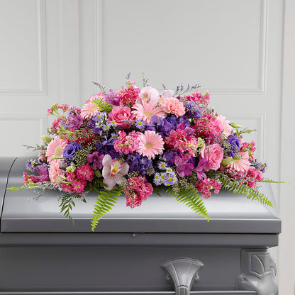 Glorious Garden Casket Spray –  Olson Florist, Salem OR