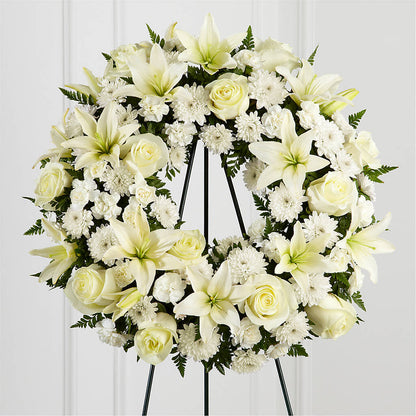 Treasured Tribute Wreath –  Olson Florist, Salem OR
