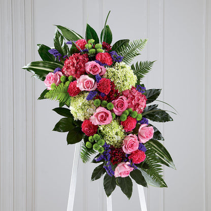 Refreshing Mix Standing Spray –  Olson Florist, Salem OR