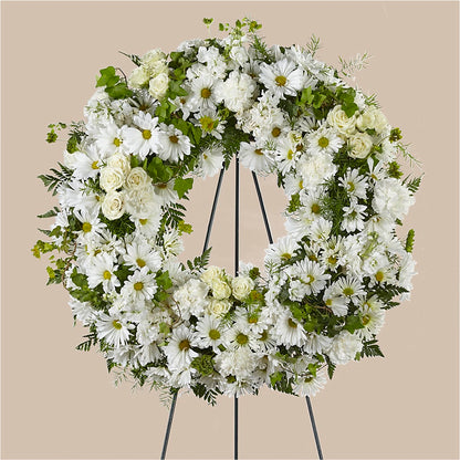 Faithful Wishes Wreath –  Olson Florist, Salem OR