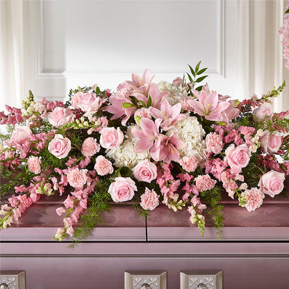 Life & Remembrance Casket Spray –  Olson Florist, Salem OR